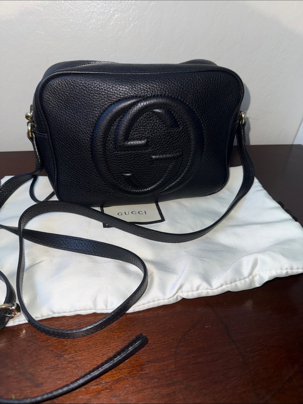 Gucci Black Soho Leather Disco Bag with Tassel - Picture 14 of 15
